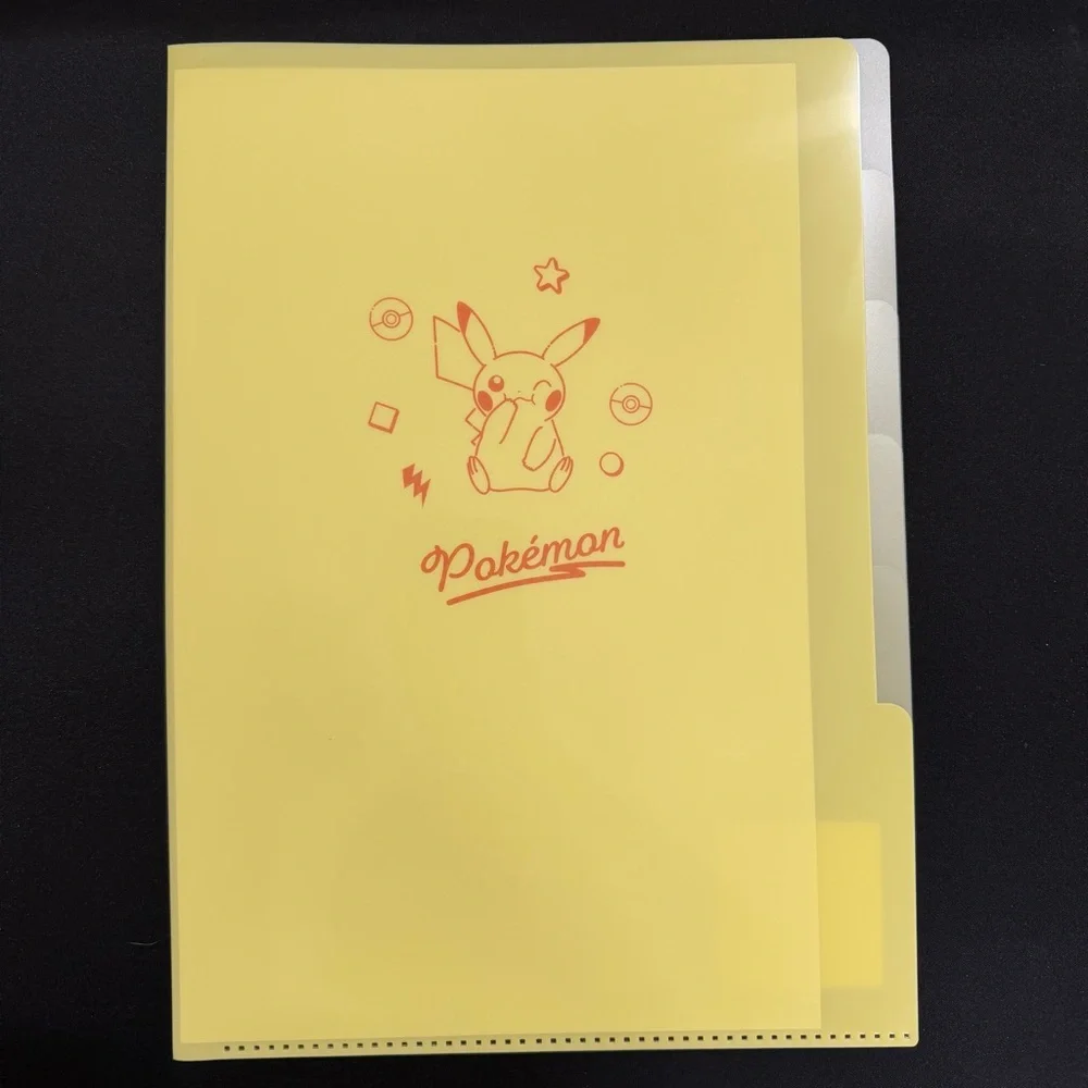 ✨4 for $15✨ Yellow Pokémon folder